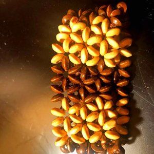 Wood stretch bracelet
